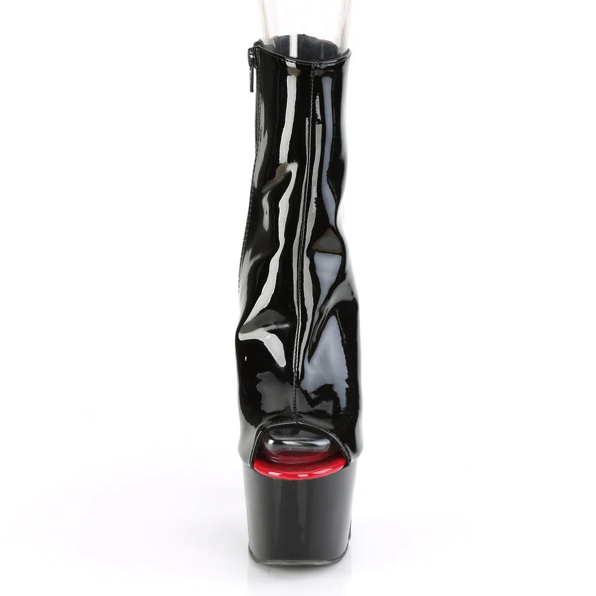 ADORE-1025 Pleaser Black/Red Sexy Platform Shoes (Pole Dancing Heels)