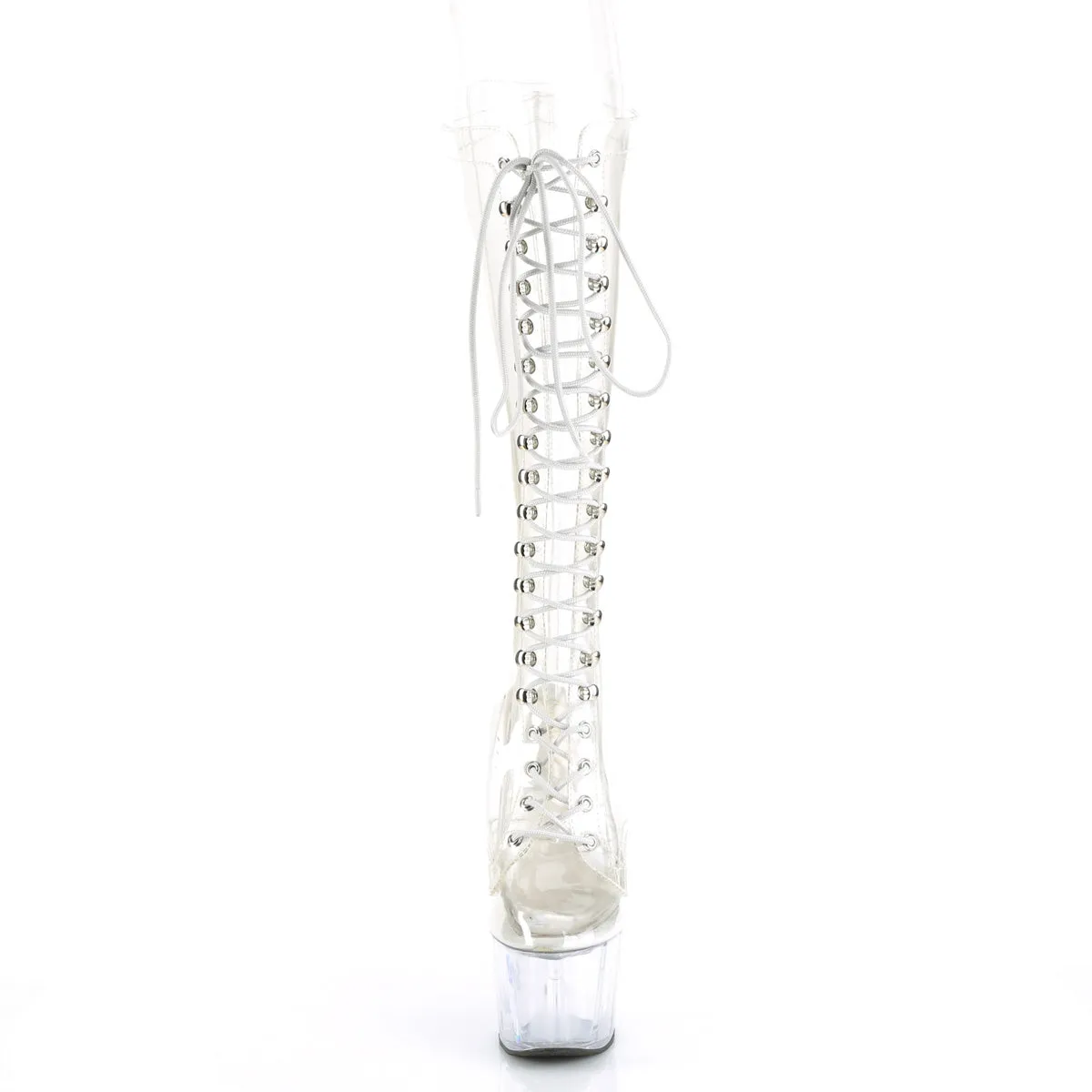 ADORE-2020C Pleaser Clear Sexy Platform Shoes (Pole Dancing Heels)