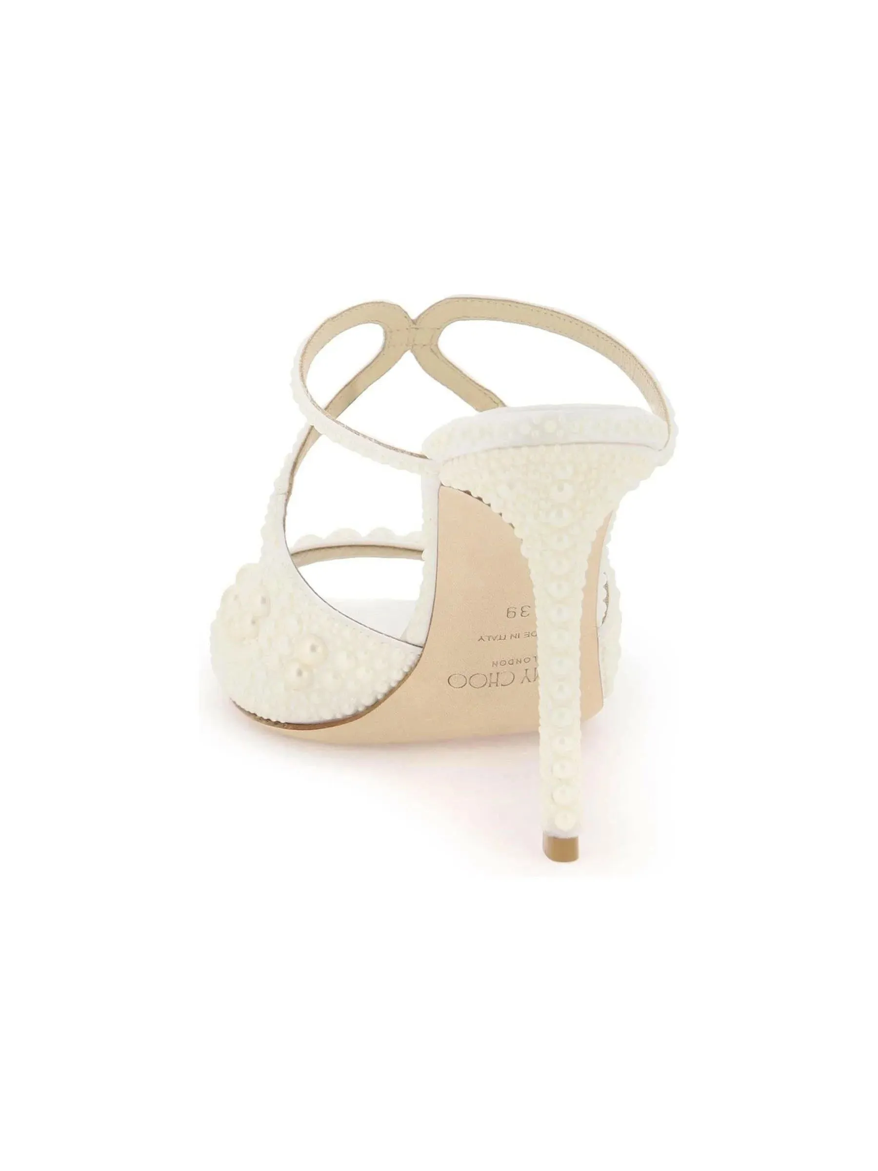 Anise Crisscross Leather Mules