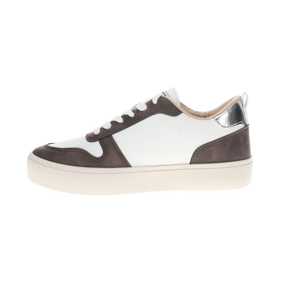 Aura Metallic Platform Lace Up Sneakers