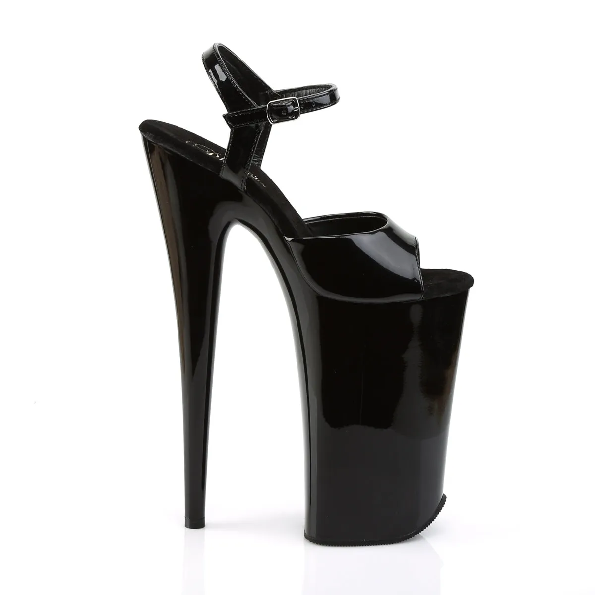 BEYOND-009 Pleaser Black Sexy Platform Shoes (Pole Dancing Heels)