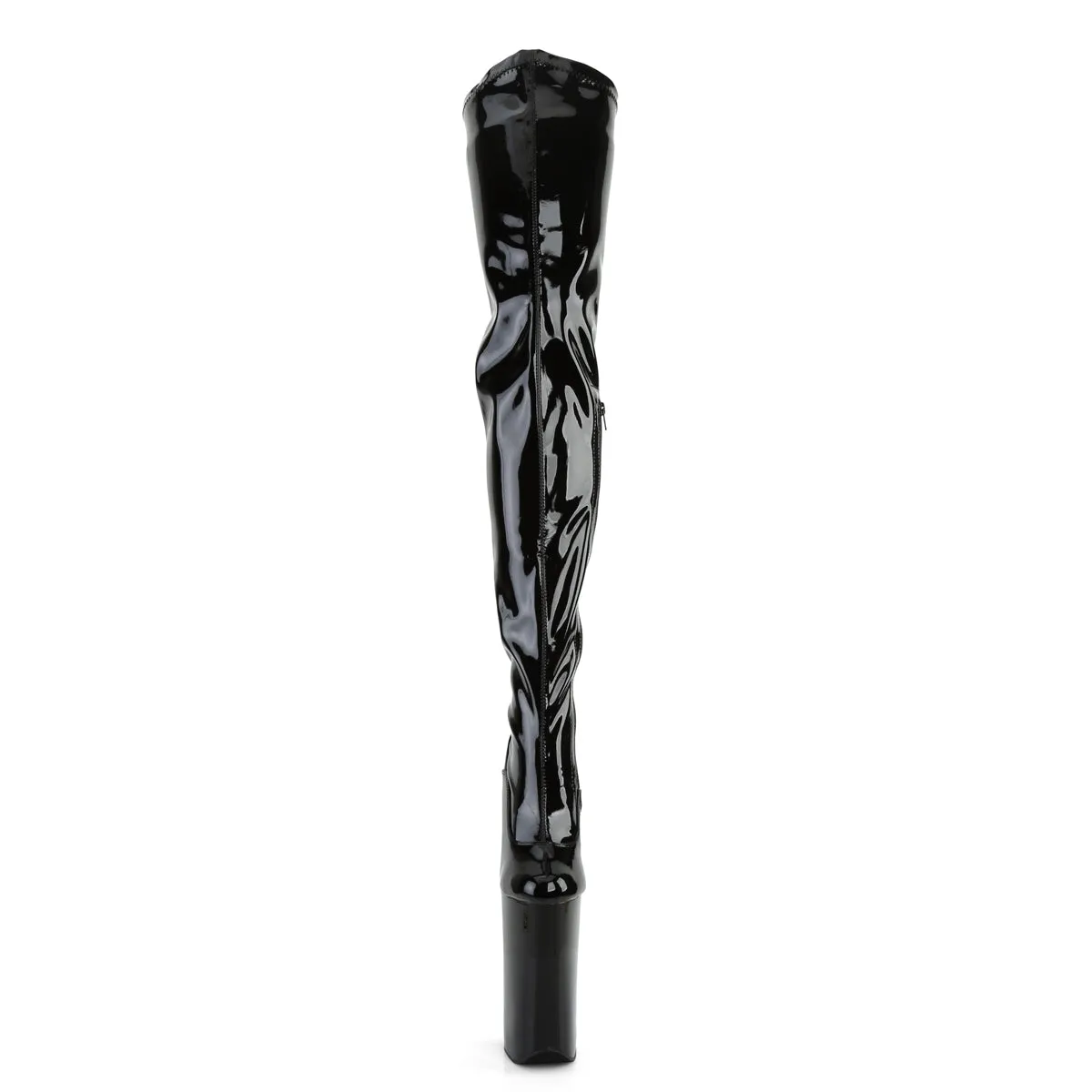 BEYOND-4000 Pleaser Black Stretch Patent Sexy Platform Shoes (Pole Dancing Heels)
