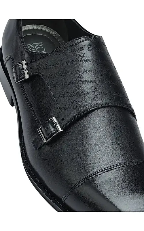 Black Signato Monk Straps