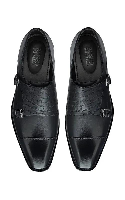 Black Signato Monk Straps