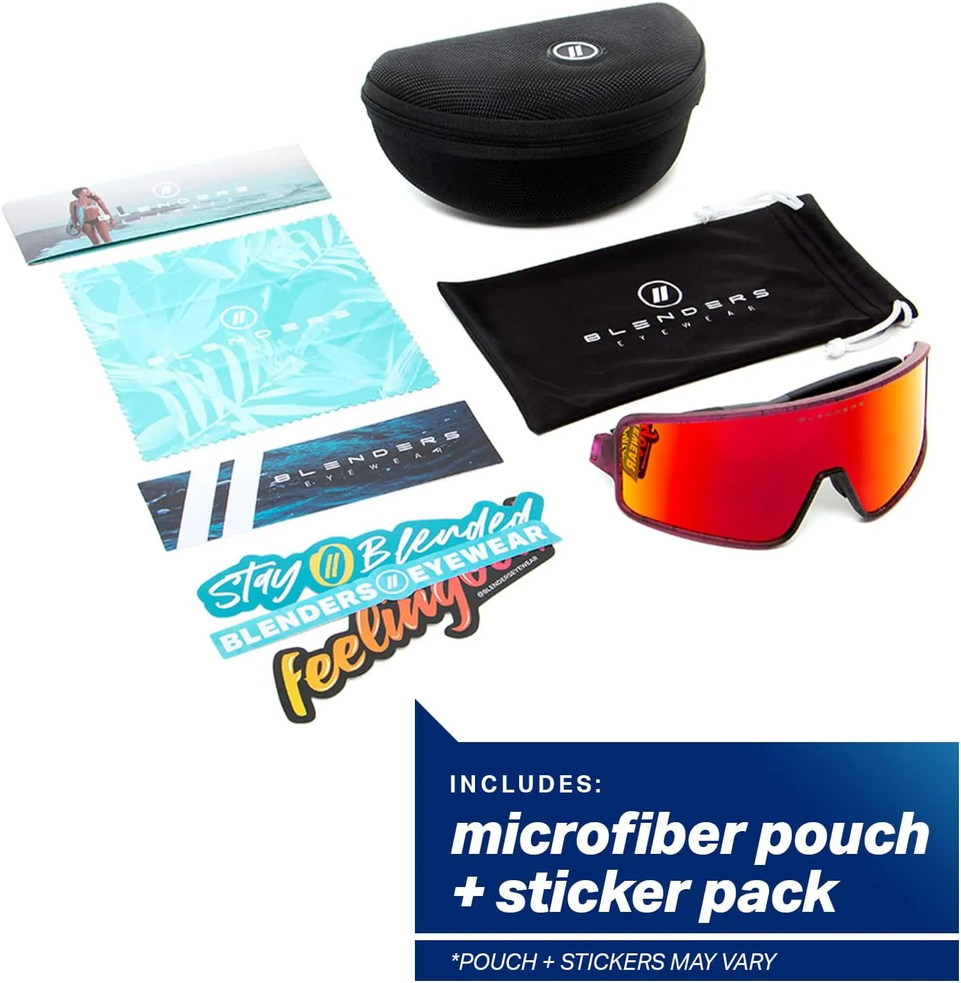 Blenders Eyewear Eclipse ?C Polarized Sunglasses ?C Wrap-Around Lens ?C 100% UV Protection ?C For Men & Women