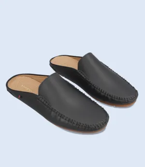 BM6682-BLACK-Men Mules