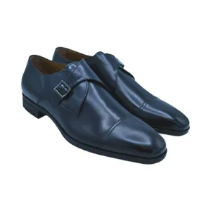 Boss Cap-toe monk shoes in vegetable-tanned leather - TB0365