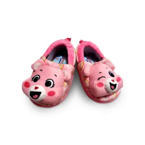 Care Bears Pink Plush Warm Indoor Home Slipper for Girls (Toddler)