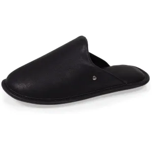 Chausson mules Homme cuir synthétique Noir
