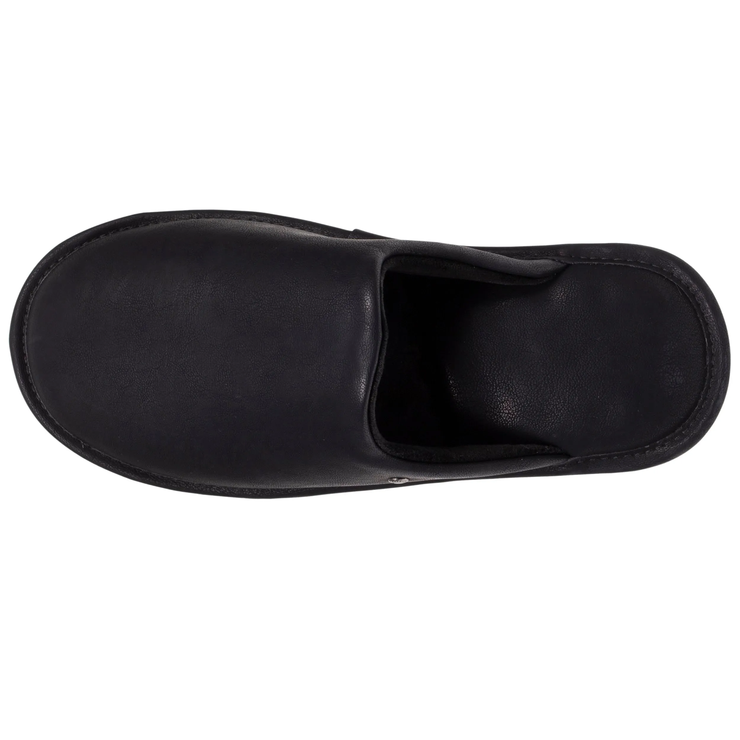 Chausson mules Homme cuir synthétique Noir