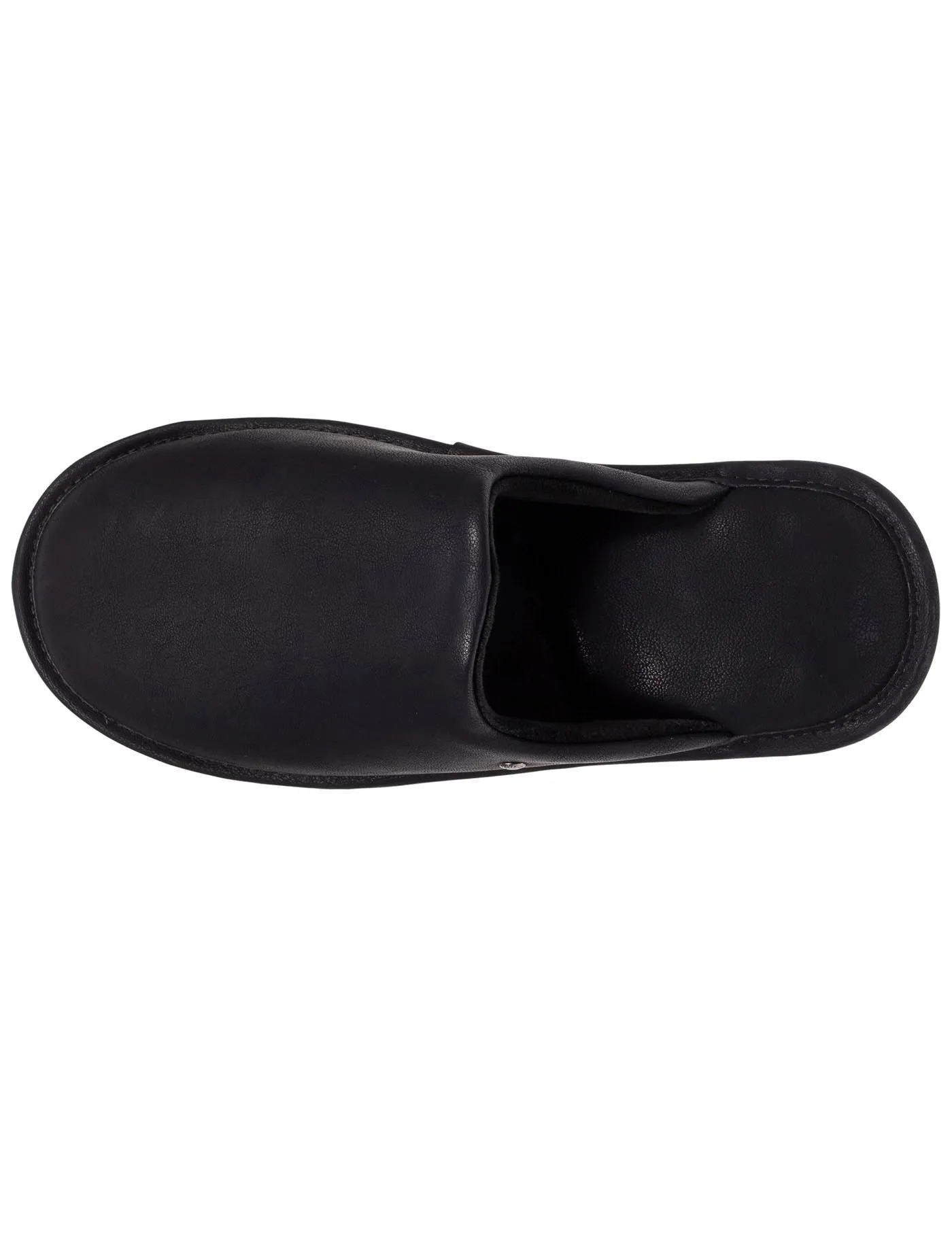 Chausson mules Homme cuir synthétique Noir