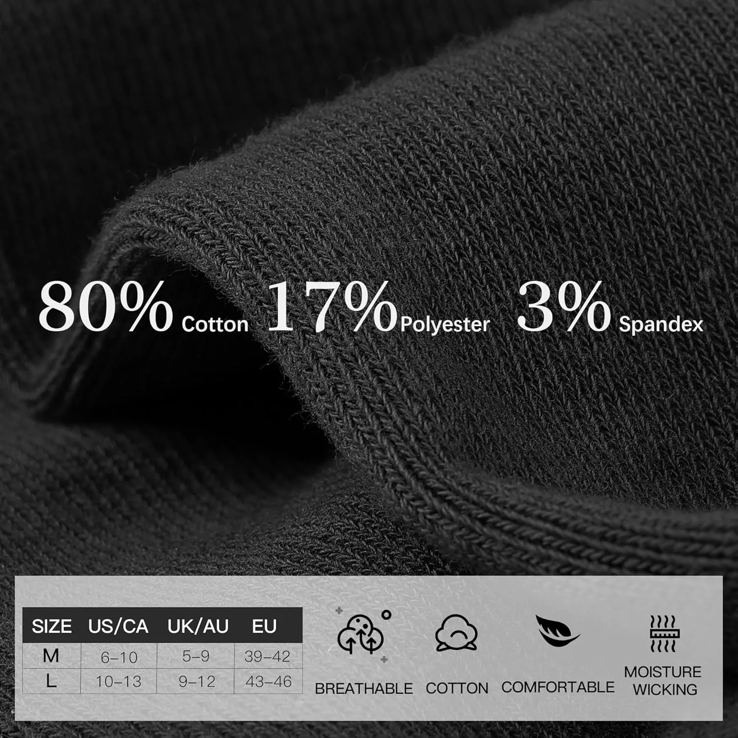 CLOSEMATE Mens Ultra-Low Cotton No Show Socks Invisible Hidden for Loafers with Non Slip Grips 6 Pairs