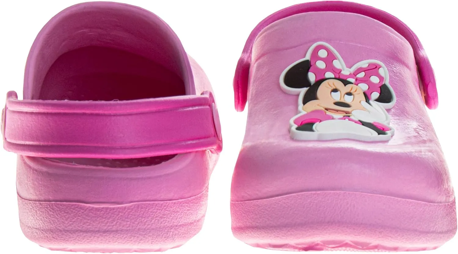 Disney Characters Clog Sandal Waterproof Slip-On Slides for Girls Stitch Frozen Minnie Mouse Closed Toe Clogs (Sizes: 5-10 Toddlers / 11-12 Little Kids)