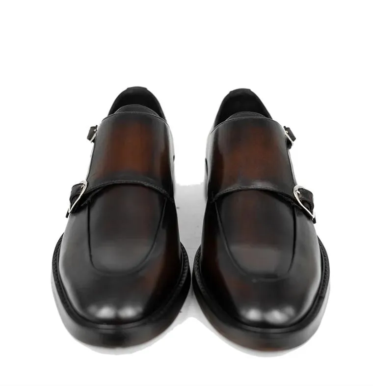 Double Monk Strap Dress Shoes