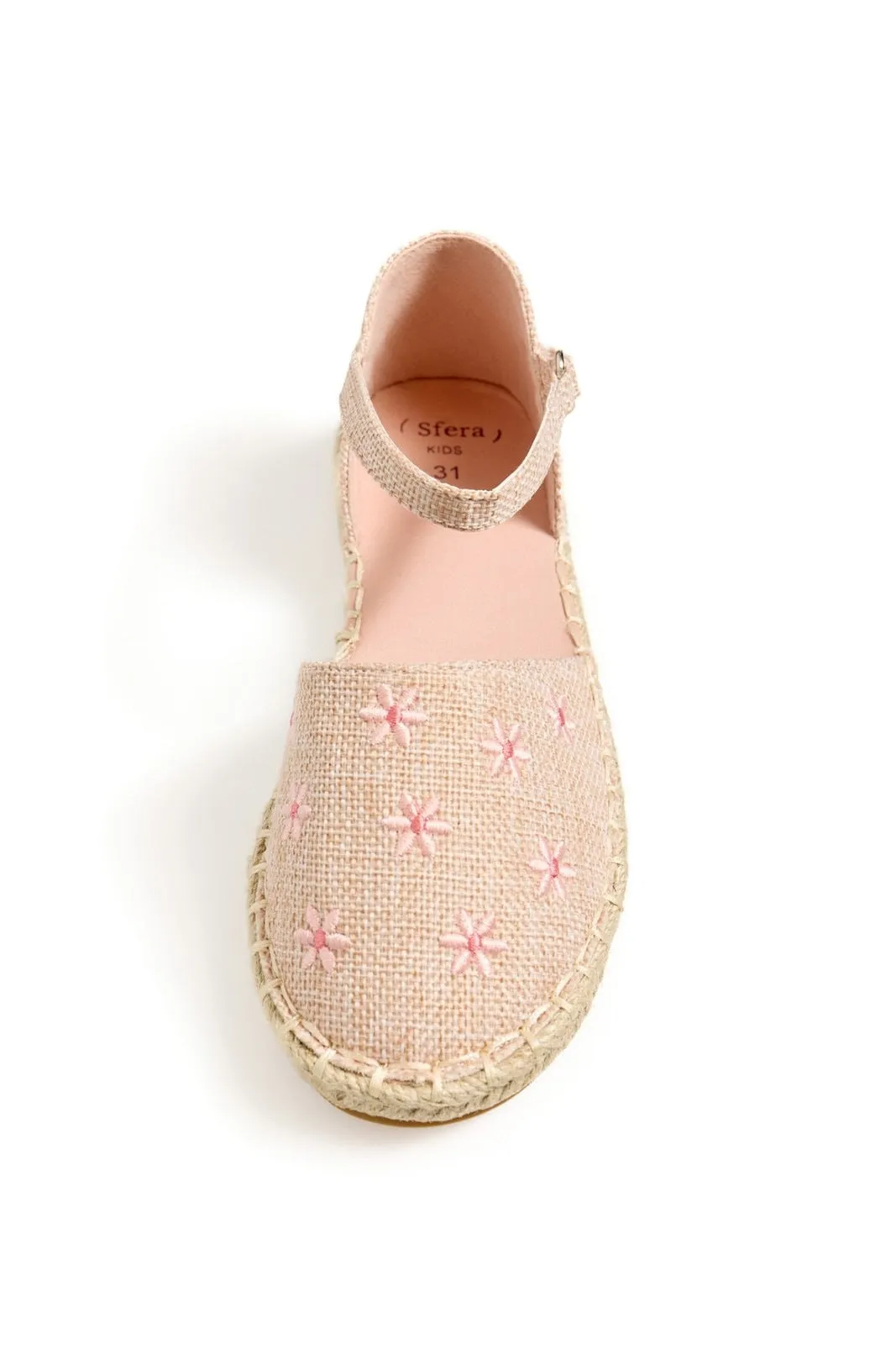 Embroidered espadrilles - Pink