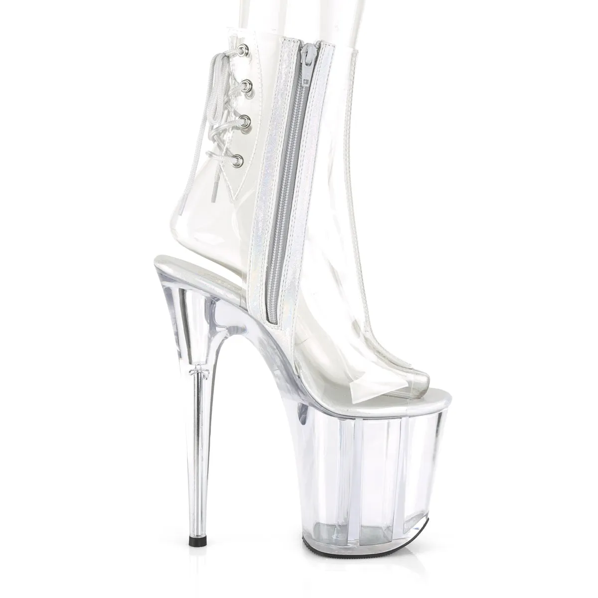 FLAMINGO-1018C Pleaser Clear Sexy Platform Shoes (Pole Dancing Heels)