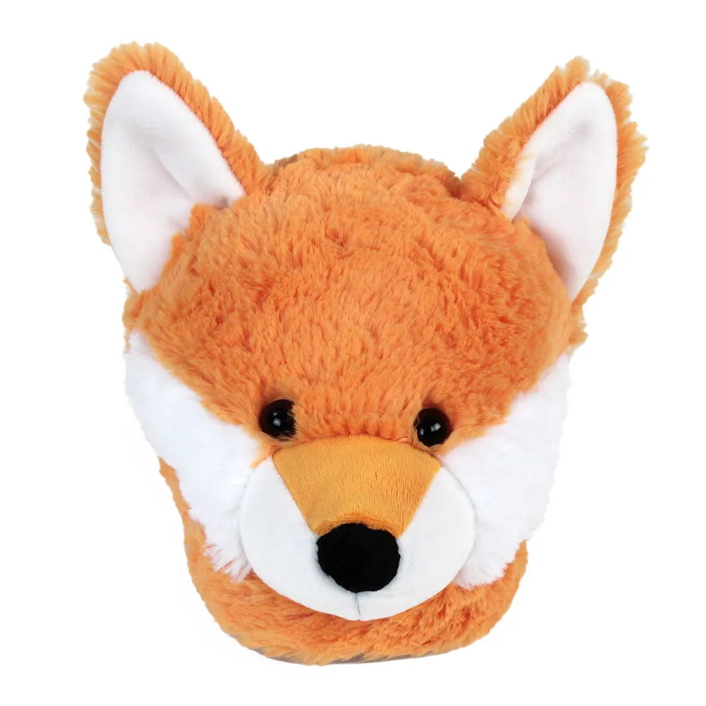 Fox Novelty Slippers JulesRoche Plush Furry Fun Slip-On