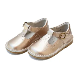 Frances T-Strap MJ, Rose Gold