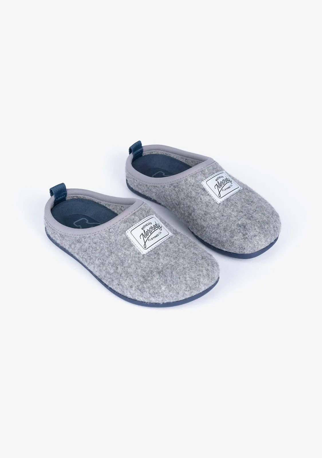 Grey Blue Ecological Home Slippers