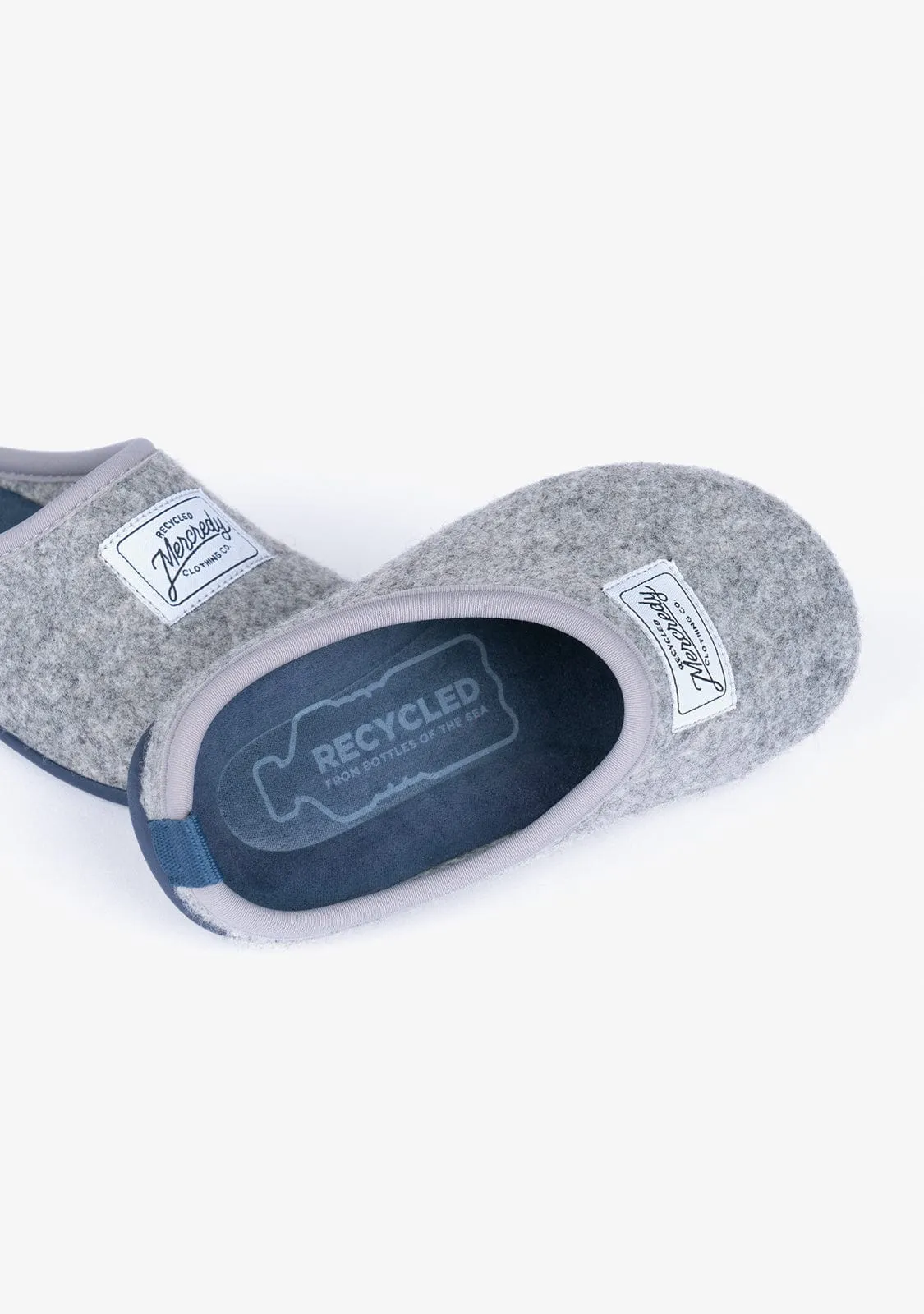 Grey Blue Ecological Home Slippers