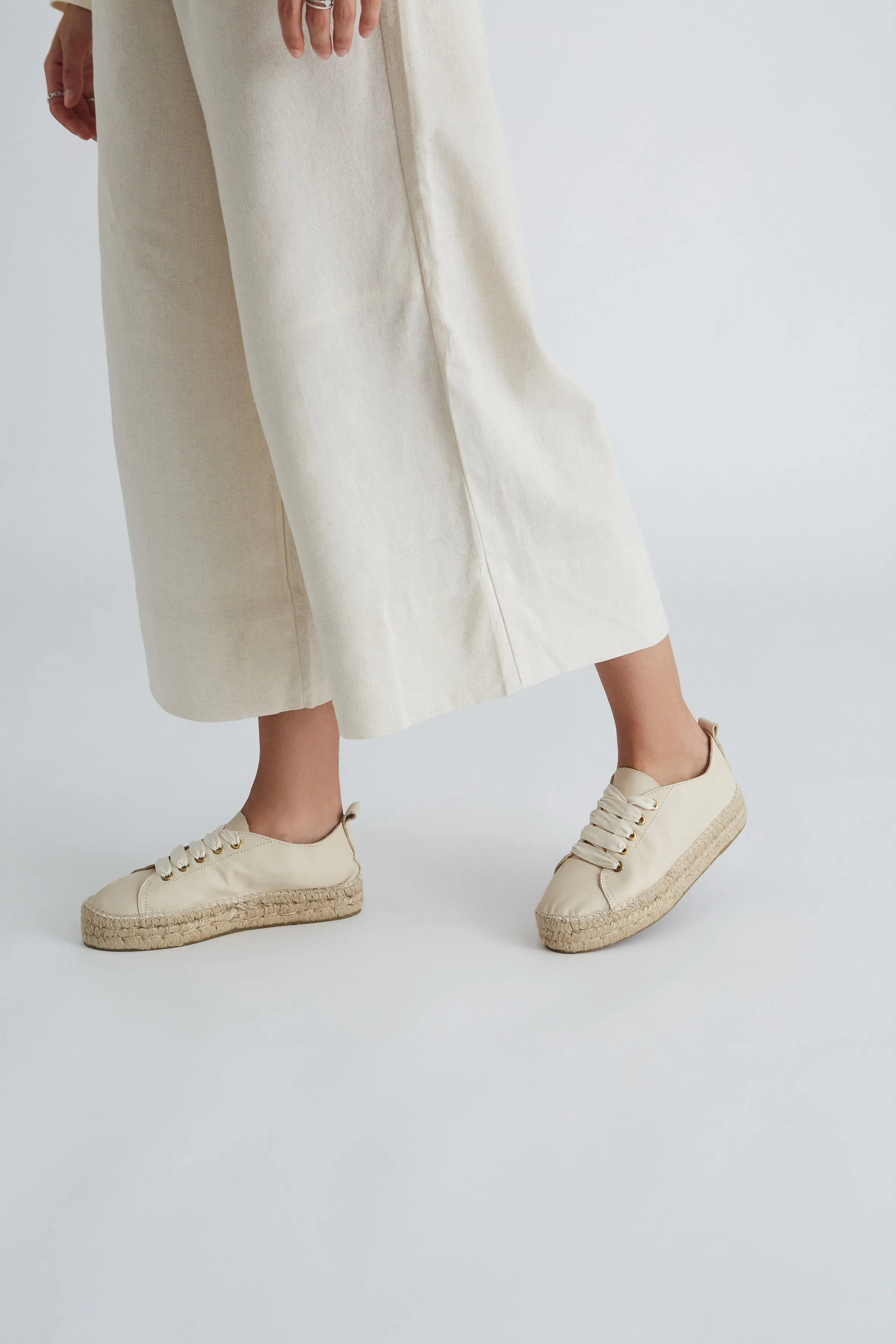 Ivory Sneaker Espadrilles