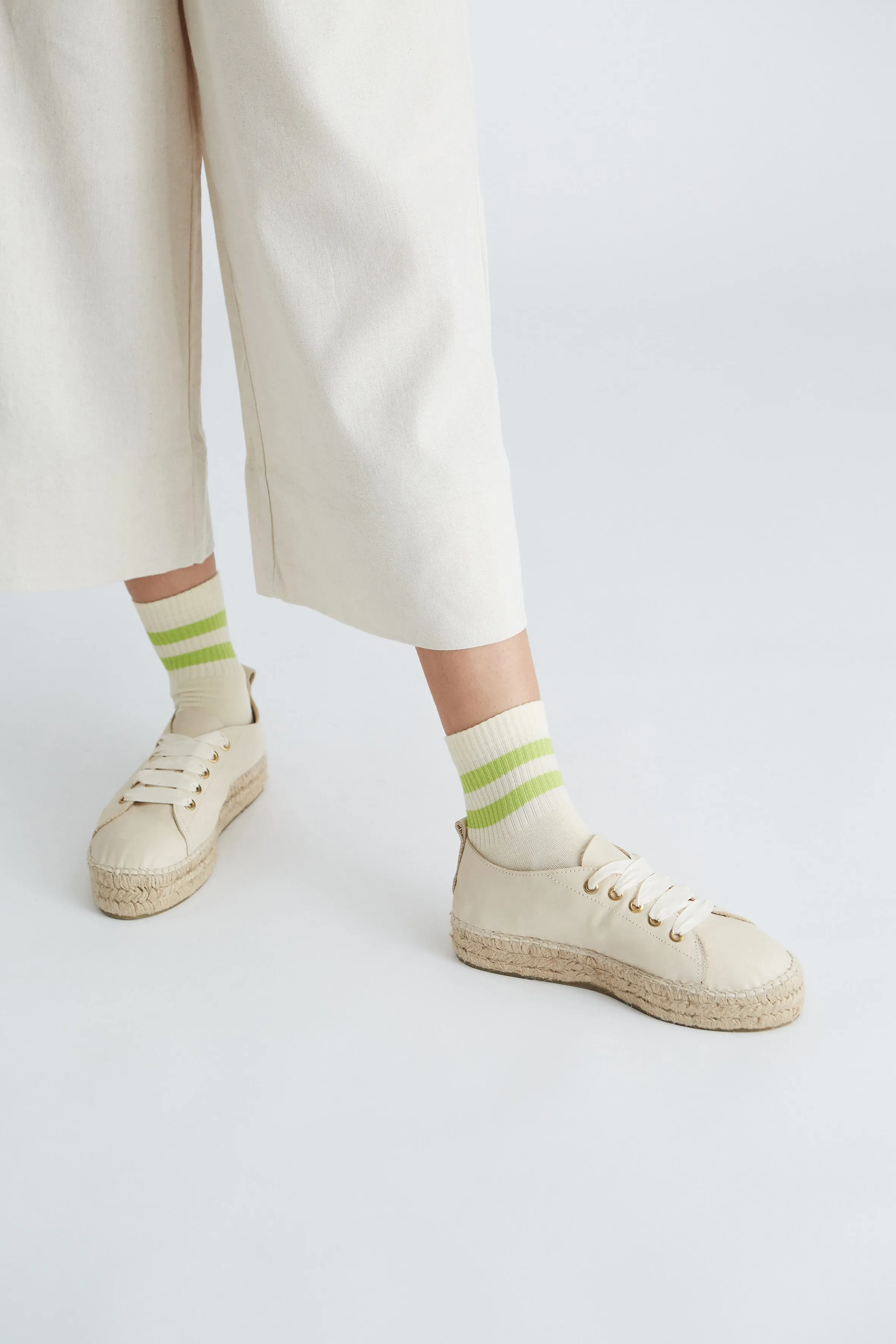 Ivory Sneaker Espadrilles