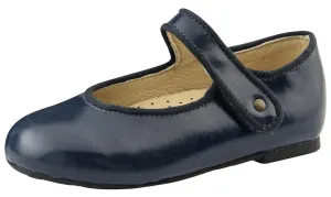 Old Soles Girl's Praline Lady Jane Leather Mary Janes, Baltic
