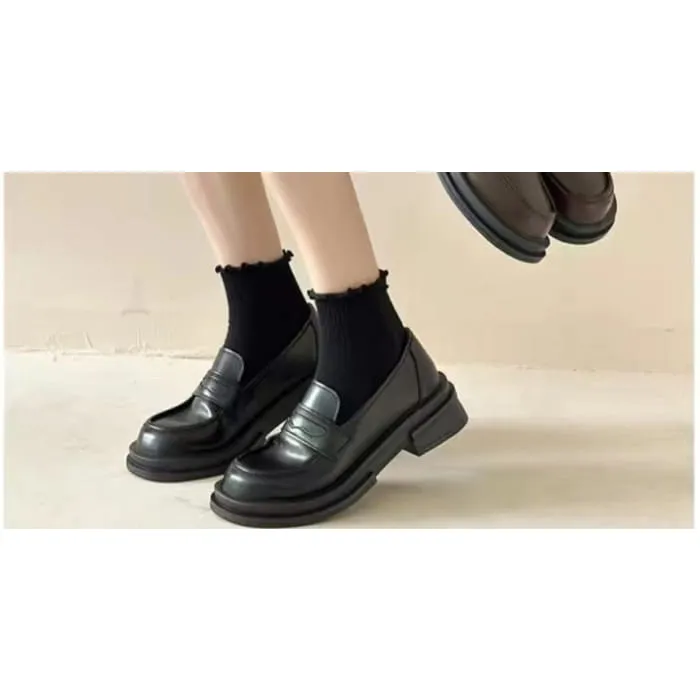 Plain Penny Loafers