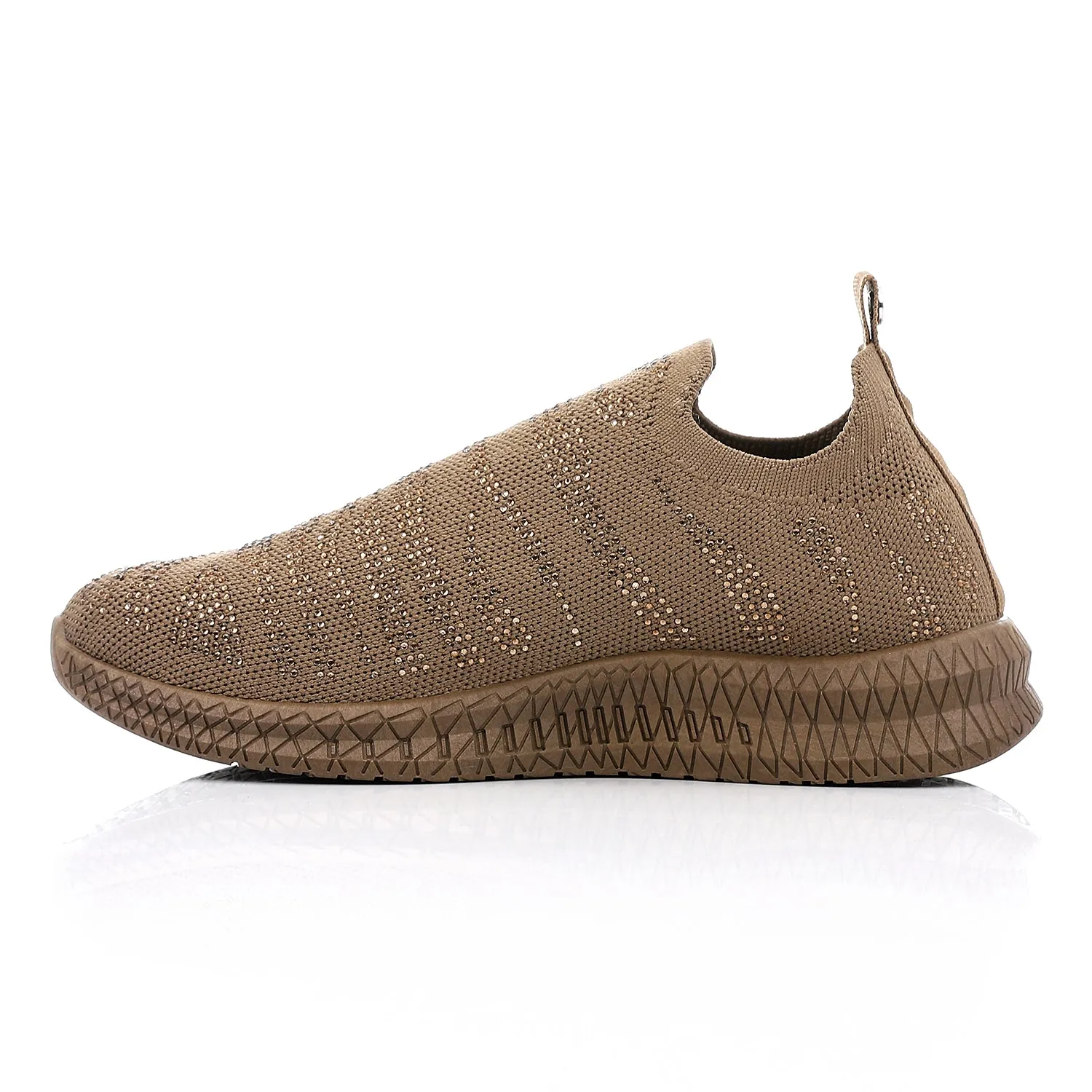 PMA-DVTF-001 Strassed Allover Black Sneaker