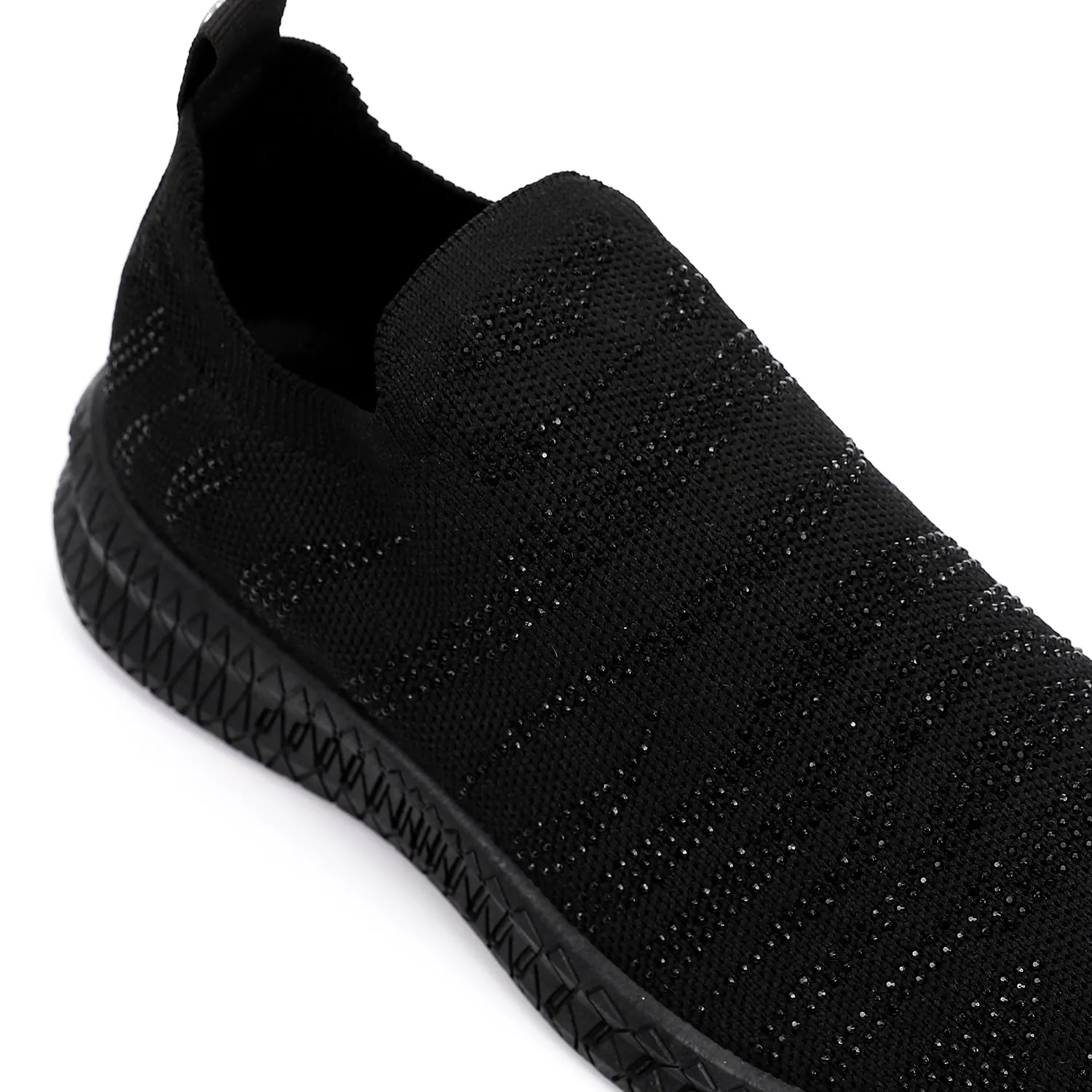PMA-DVTF-001 Strassed Allover Black Sneaker