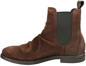 Replay City Dark Brown Mens Suede Chelsea Ankle Boots