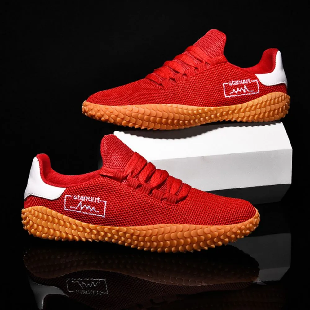 Sneakers Men's Barefoot Lightweight Shoes - Red Size US11.5 = US47