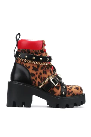 Stargate Leopard Combat Boot
