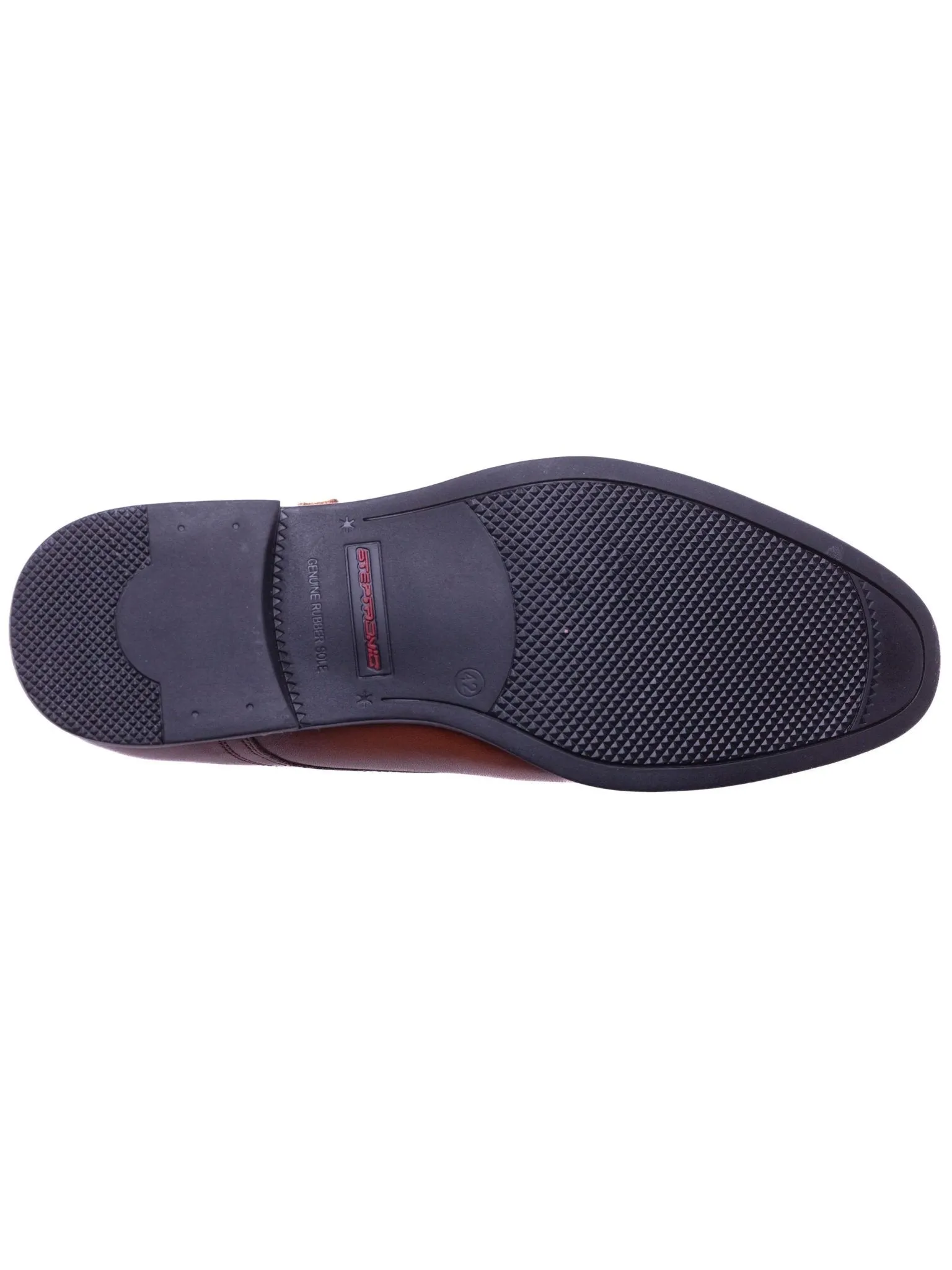 Steptronic - Fresno Mens Shoes / Leather Mens double buckle monk