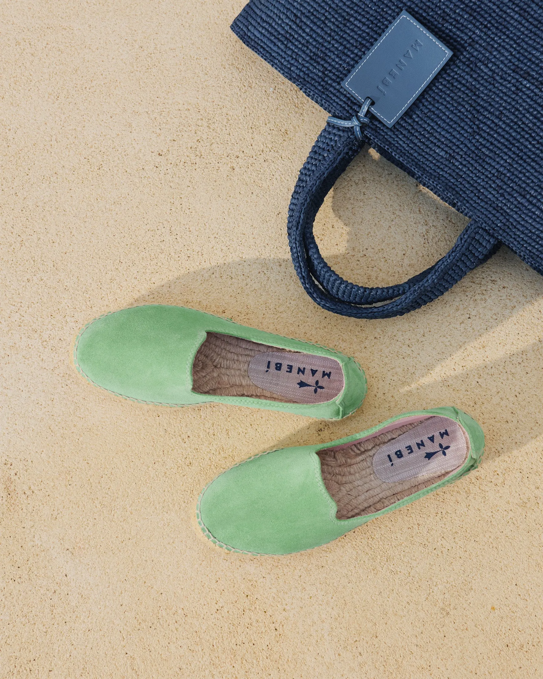 Suede Double Sole Espadrilles - R77D0 - Hamptons Pastel Mint