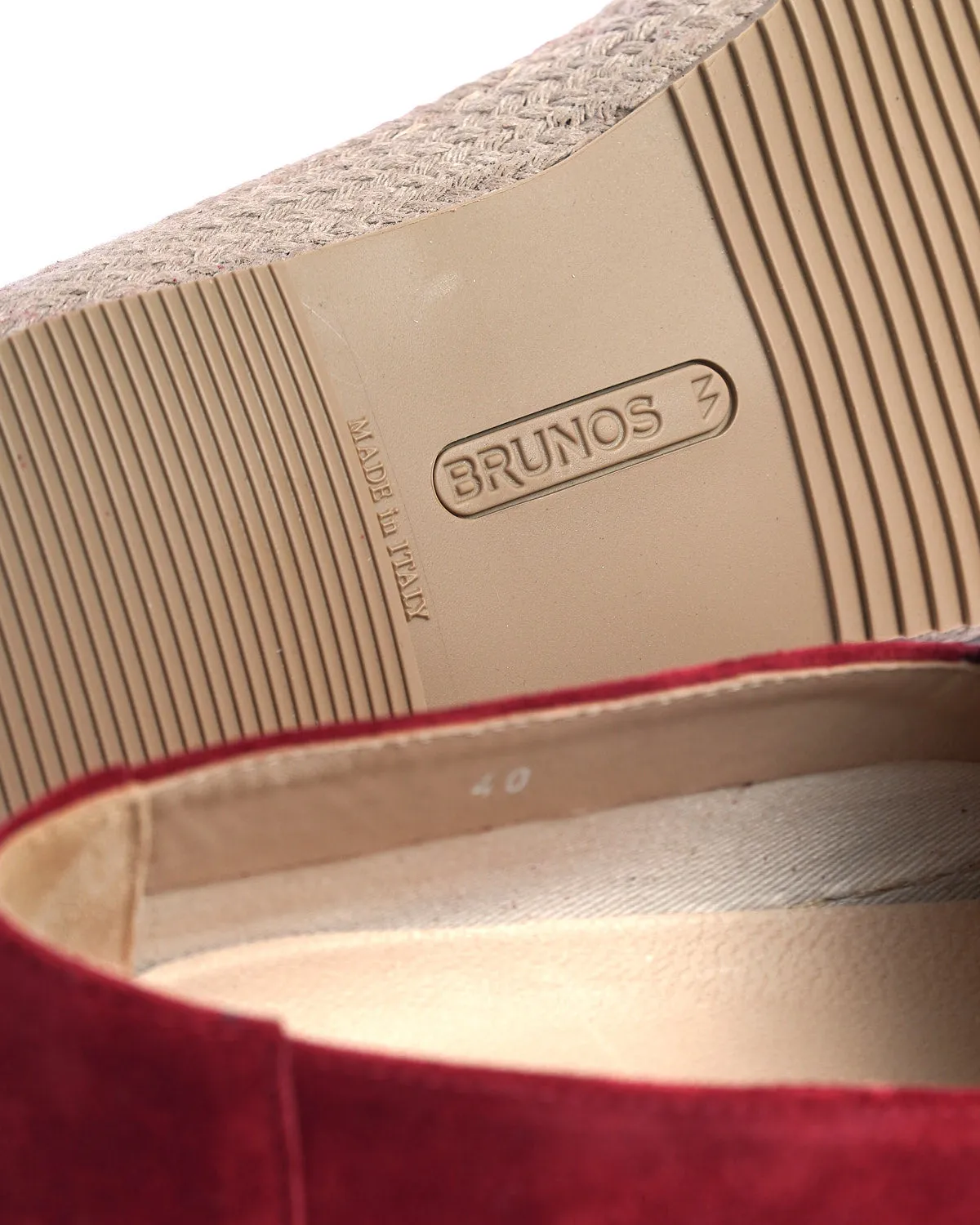 Suede Espadrilles / Chili