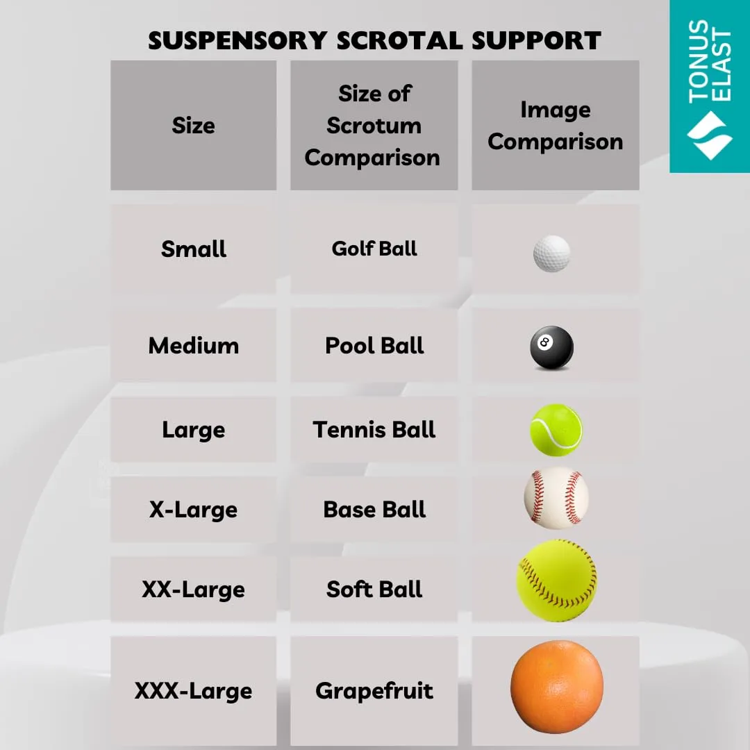 Suspensory Scrotal Support - Medium