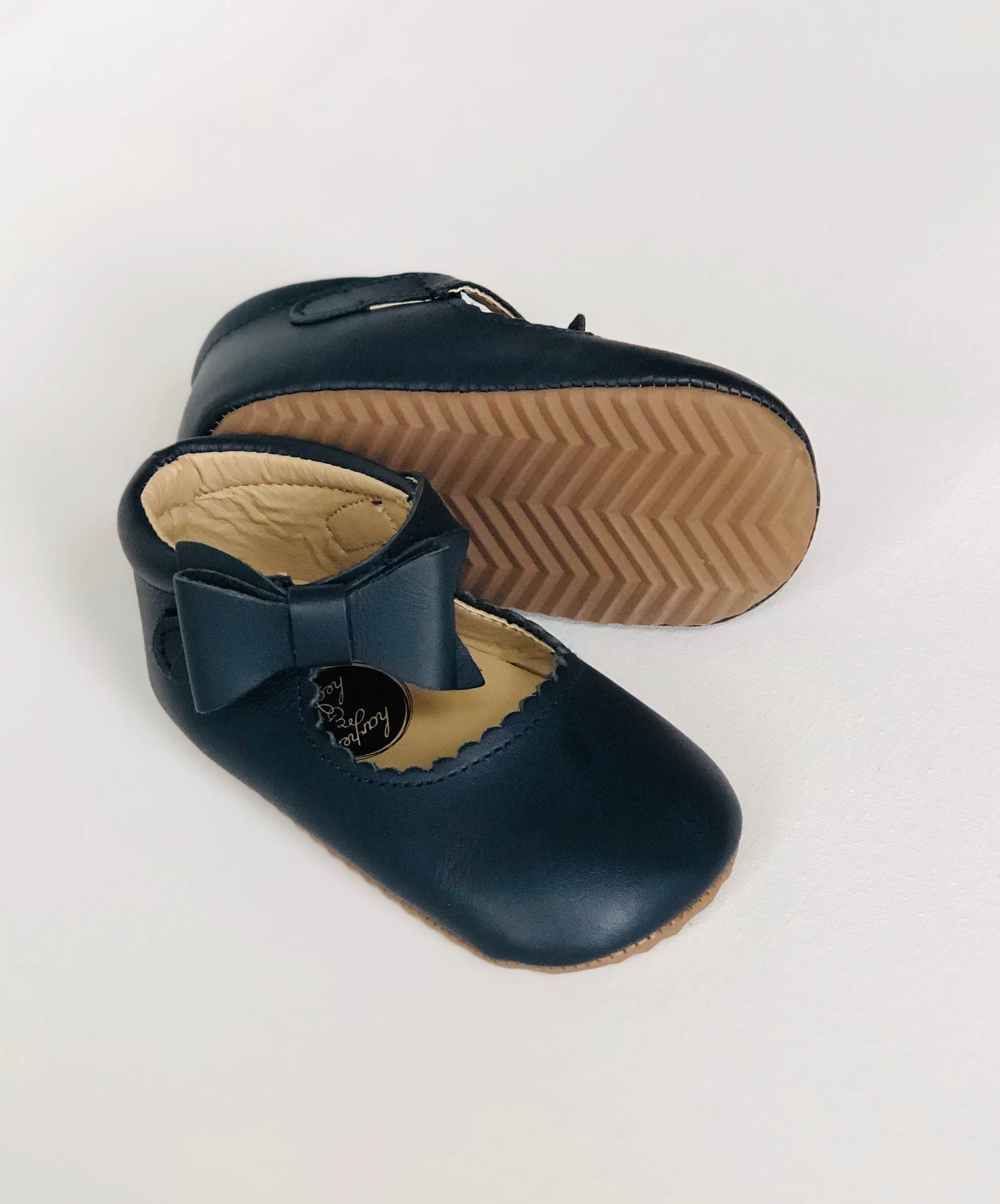 Sweet Mary Janes - Amrin Blue - Soft Soles