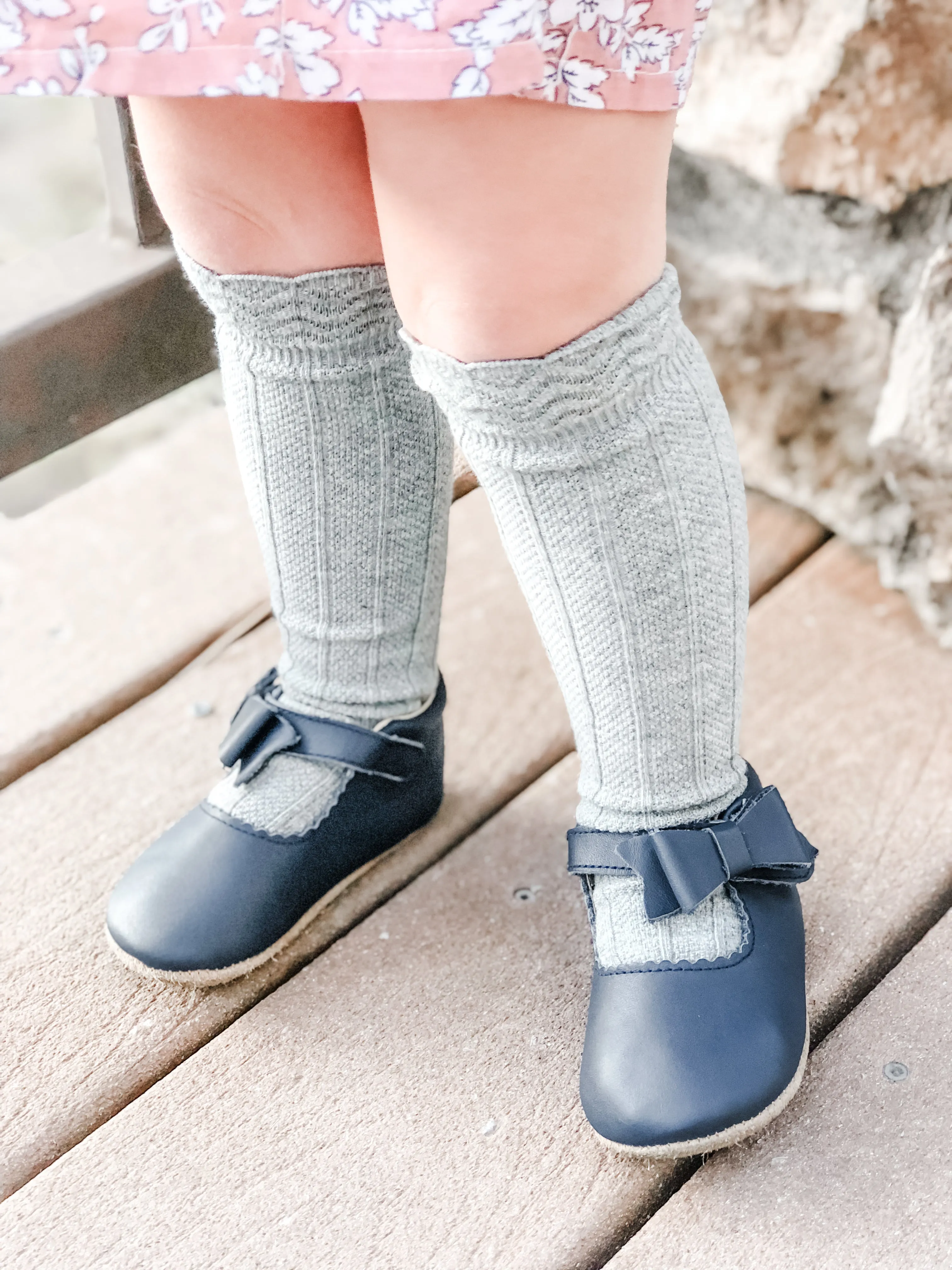 Sweet Mary Janes - Amrin Blue - Soft Soles