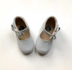 Sweet Mary Janes - Dover Grey - Hard Soles