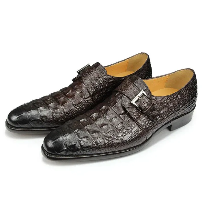 Veltique Easy Monk Strap Shoes
