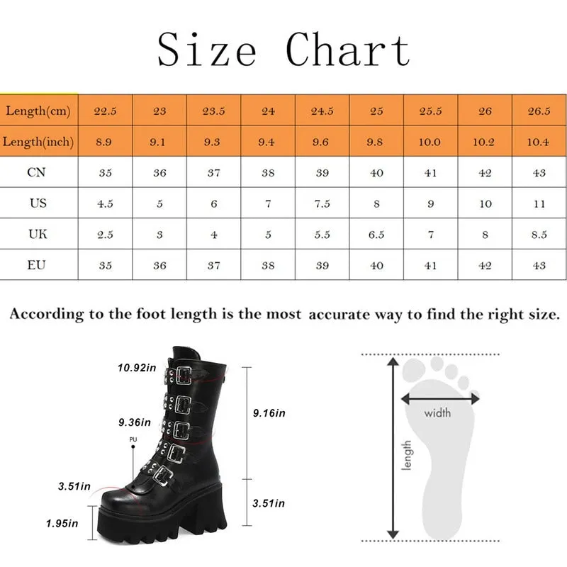 Women Combat Boots Antumn 2020 Female High Platform Gothic Shoes Black Leather Boots Lace up Women Knee High Boots